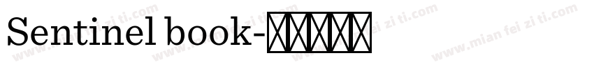 Sentinel book字体转换